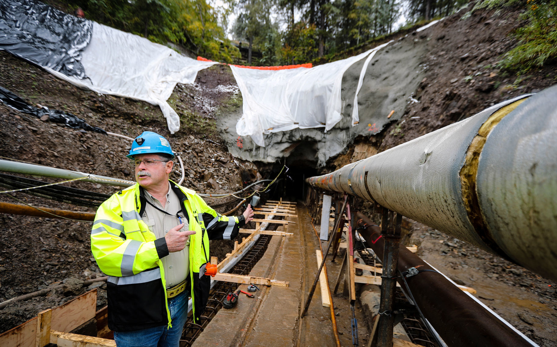 Conveyor site at the Sanford Lab